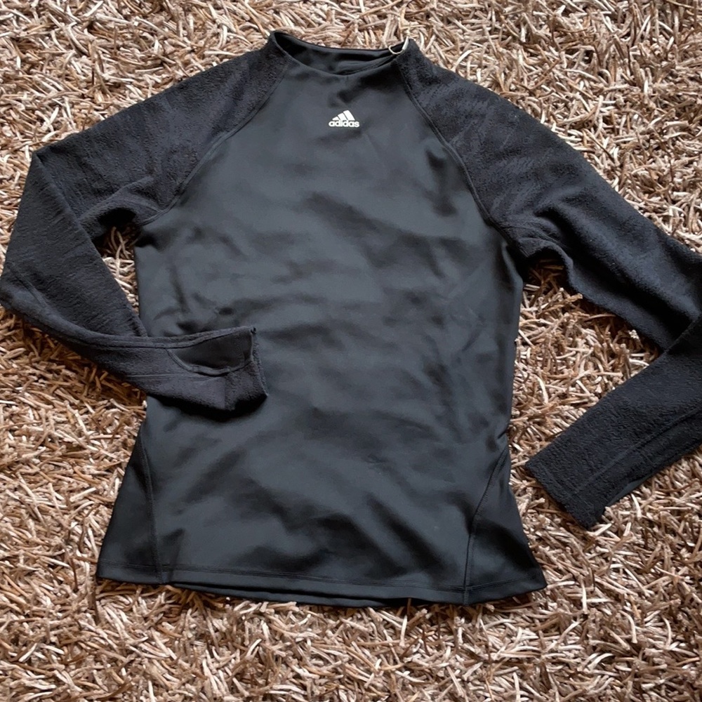 Adidas Tf Warm ls black shirt